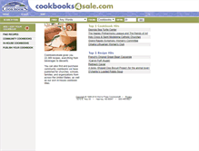 Tablet Screenshot of cookbooks4sale.com